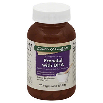 Central Market Prenatal With DHA Vegetarian Tablets