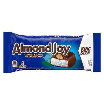 Almond Joy Coconut & Almond Chocolate Candy - King Size