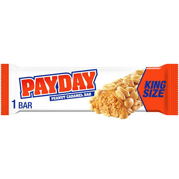 Payday Peanut Caramel Candy Bar - King Size