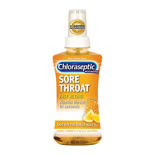 Chloraseptic Sore Throat Spray - Warming Honey Lemon - Shop Cough