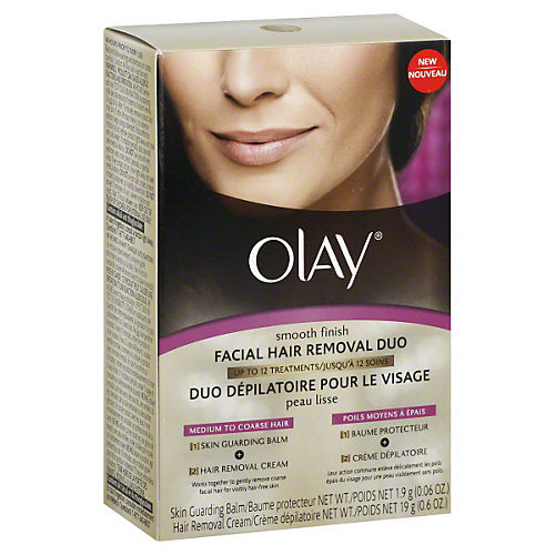 Olay Smooth Finish Facial Hair Removal Duo Kit for Fine to Medium Hair olay   Skin balm Hair removal cream Hair removal