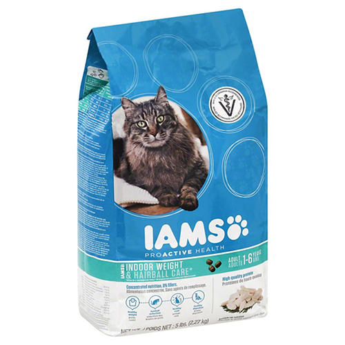 Indoor Iams Cat Treats Hairball Iams ProActive Health Weight