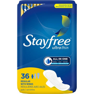 Stayfree Ultra Thin Regular Pads with Wings