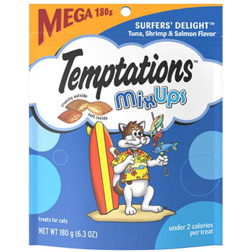 Temptations MixUps Surfer's Delight Flavor Crunchy and Soft Cat Treats