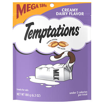 Temptations Classic Crunchy and Soft Cat Treat - Creamy Dairy Flavor