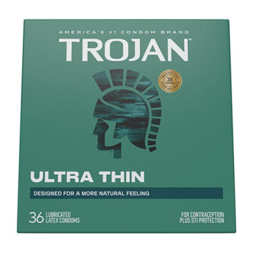 Trojan Ultra Thin Lubricated Condoms
