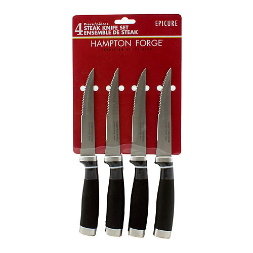 Hampton Forge Epicure Black 17 Piece Cutlery Block Set