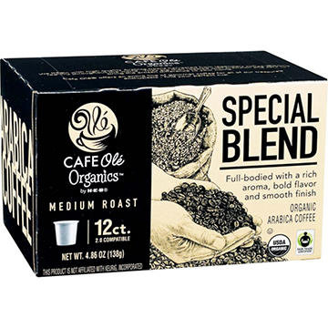 CAFE Olé Organics by H-E-B Medium Roast Special Blend Coffee Single Serve Cups