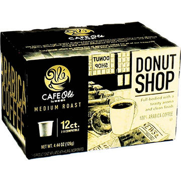CAFE Olé by H-E-B Medium Roast Donut Shop Coffee Single Serve Cups