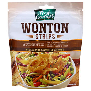 Fresh Gourmet Authentic Wonton Strips