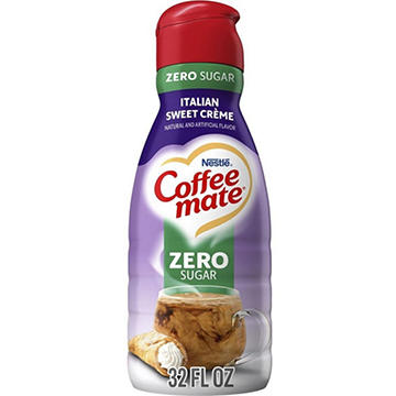 Nestle Coffee Mate Zero Sugar Coffee Creamer - Italian Sweet Creme