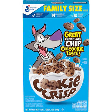 General Mills Cookie Crisp Cereal - Family Size