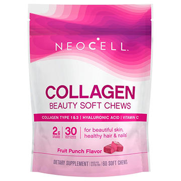 NeoCell Collagen Beauty Soft Chews - Fruit Punch