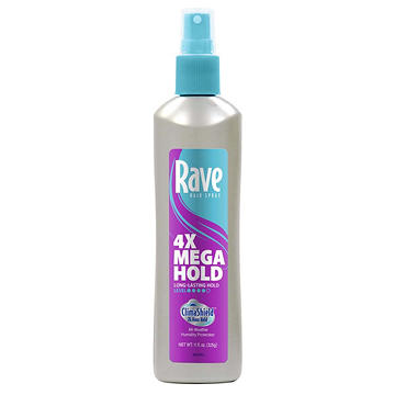 Rave 4X Mega Hold Unscented Hair Spray