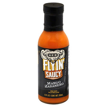 H-E-B Flyin' Saucy Wing Sauce - Mango Habanero