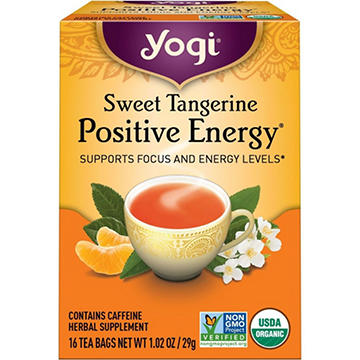 Yogi Sweet Tangerine Positive Energy Tea
