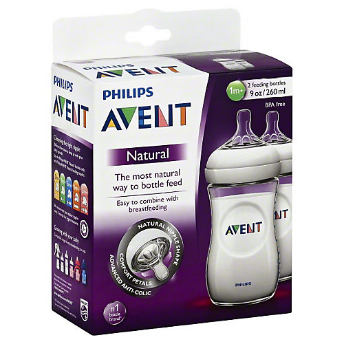 Avent Natural Feeding 1M+ 9 oz Bottles - Shop Bottles at H-E-B