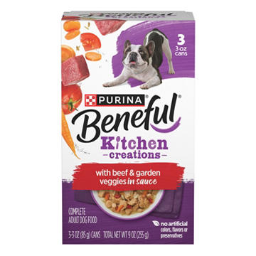 Beneful Purina Medleys Tuscan Style Wet Dog Food - Beef, Carrots, Tomatoes, and Rice in Gravy