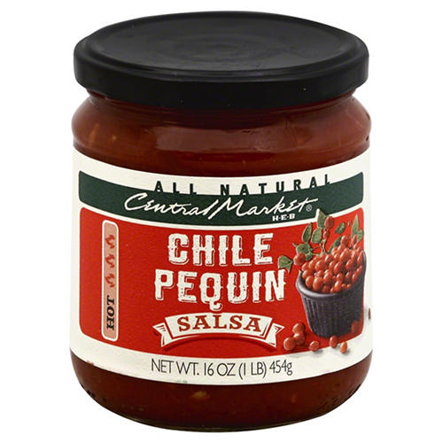 Central Market Hot Chili Pequin Salsa, 16 oz
