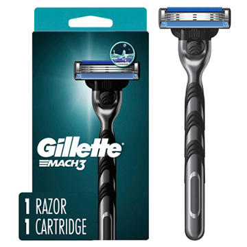 Gillette Mach3 Shaving Razor + 1 Blade Refill for Men