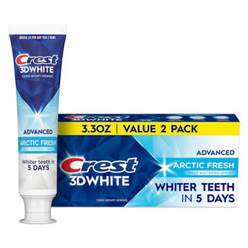 Crest 3DWhite Advanced Teeth Whitening Toothpaste - Arctic Fresh