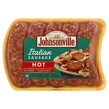 Johnsonville Pork Italian Sausage Links - Hot