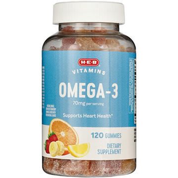 H-E-B Omega-3 Adult Gummies