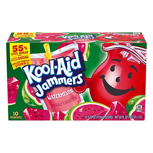 Kool-Aid Jammers Cherry Flavored Drink 6 oz Pouches - Shop Juice at H-E-B