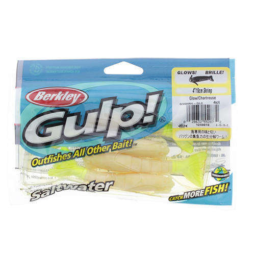 Berkley Gulp! Alive! Saltwater Swimming Mullet – 4 Inch Pearl White Soft Bait For Offshore Fishing