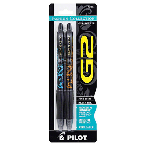 Pilot G2 Mosaic Collection Gel Roller Fine Point Pens, Assorted Colors -  Shop Pens at H-E-B