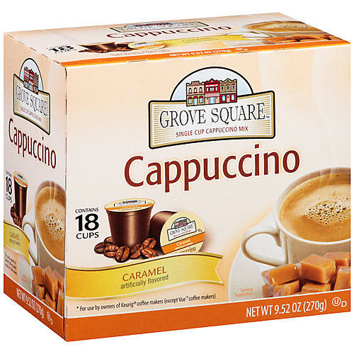 Grove square k outlet cups caramel cappuccino