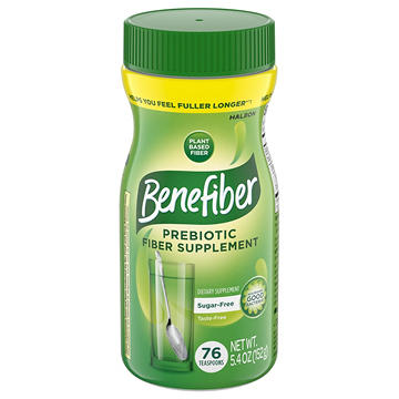 Benefiber Daily Prebiotic Fiber Supplement Powder for Digestive Health, Unflavored