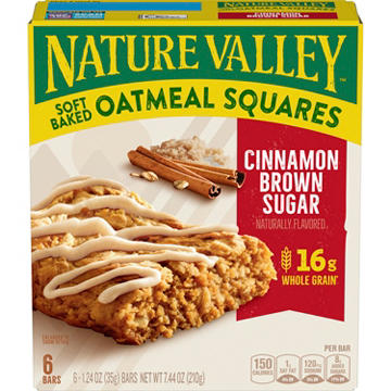 Nature Valley Soft-Baked Cinnamon Brown Sugar Oatmeal Squares