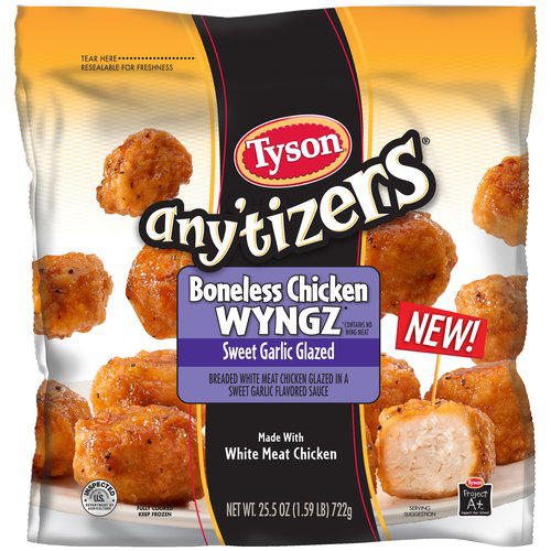 Tyson Any'tizers Frozen Buffalo Style Boneless Chicken Bites Family