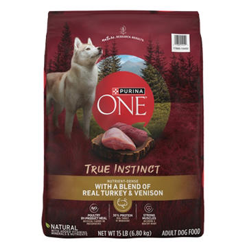 Purina ONE True Instinct With A Blend Of Real Turkey and Venison Dry Dog Food