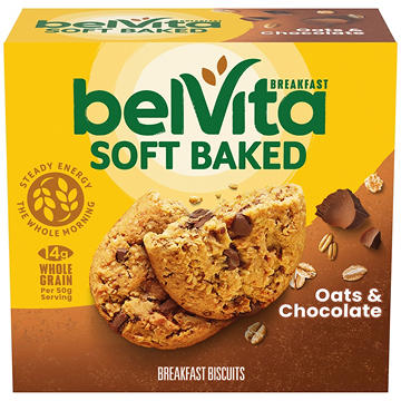 belVita Soft Baked Oats & Chocolate Breakfast Biscuits