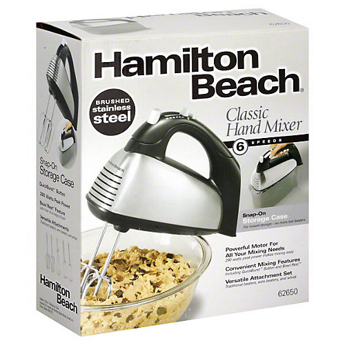 Hamilton Beach 6 Speed Hand Mixer with Storage Case - Kitchen & Company
