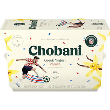 Chobani Non-Fat Vanilla Blended Greek Yogurt