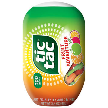 Tic Tac Fruit Adventure Mints