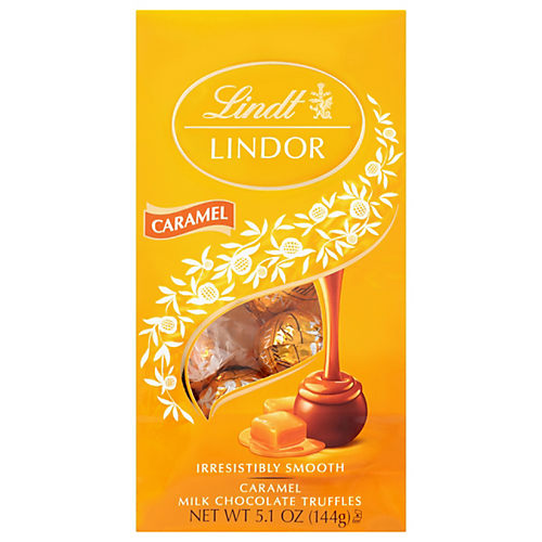 Lindt Lindor Caramel Milk Chocolate Truffles - Shop Candy at H-E-B