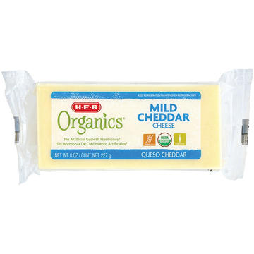 H-E-B Organics Mild Cheddar Cheese
