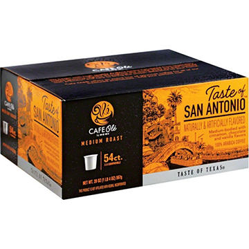 CAFE Olé by H-E-B Taste of San Antonio Medium Roast Coffee Single Serve Cups - Value Pack