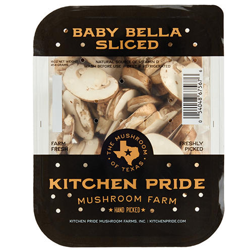 Fresh Sliced Baby Bella Mushrooms