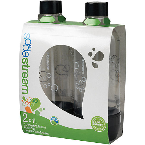 SodaStream Dishwasher-Safe Carbonating Bottles - Black - Shop Water Filters  at H-E-B