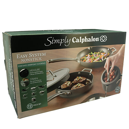Simply Calphalon 8 Piece Nonstick Set with Glass Covers - Shop Cookware  Sets at H-E-B