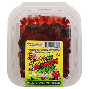 Alamo Candy Co. Gummy and Bloody Gummy Bears