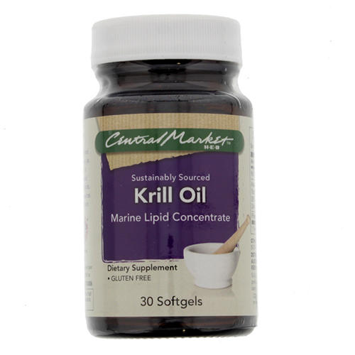 Central Market Krill Oil Softgels, 30 ct