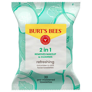 Burt's Bees Facial Towelettes - Refreshing Cucumber & Mint