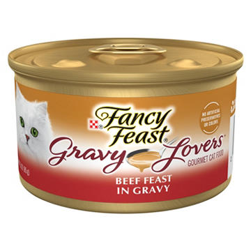 Fancy Feast Purina Gravy Lovers Gourmet Wet Cat Food - Beef Feast