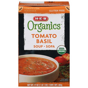 H-E-B Organics Tomato Basil Soup